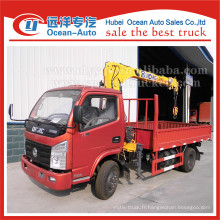 Dongfeng 2000 kgs XCMG mini camion à benne avec grue